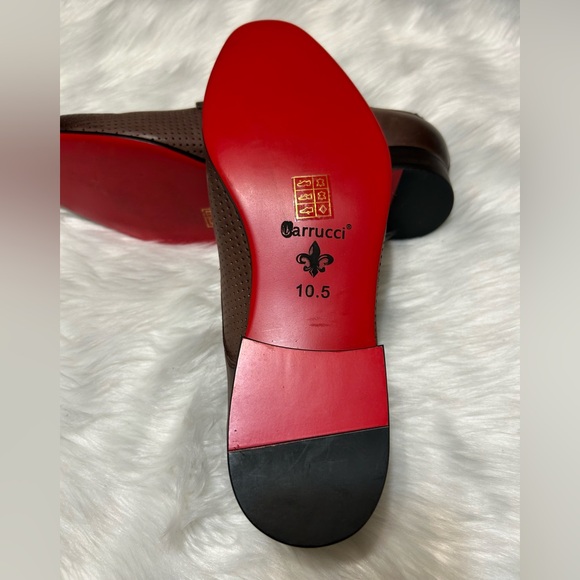 Carrucci Perforated Double Monk Strap Red Bottom K5308-06 Shoes - Picture 9 of 9